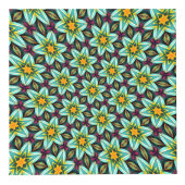 Cube Photo Modèle Floral Étoiles Vertes (Droite)