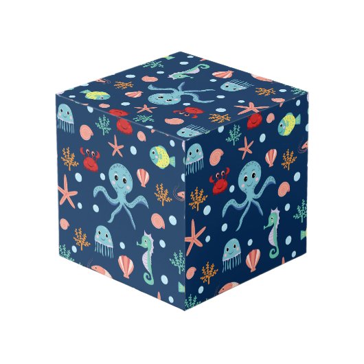 Cube Photo Monde marin (Angle arrière)