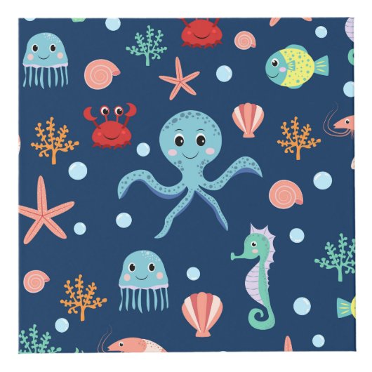 Cube Photo Monde marin (Devant)