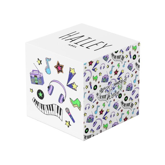 Cube Photo Montez la musique (Angle devant)