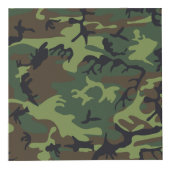 Cube Photo Motif Camouflage Vert, Votre nom, Personnaliser (Droite)