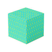 Cube Photo motif coloré moderne (Angle arrière)