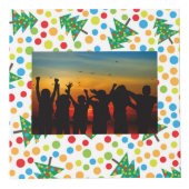 Cube Photo Motif d'arbres de Noël (Droite)