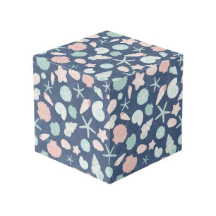 Cube Photo motif de coquillages