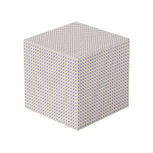 Cube Photo Motif de fleurs (Angle devant)