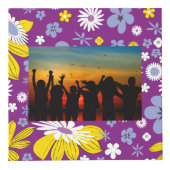 Cube Photo Motif floral sans couture (Devant)