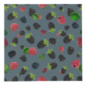 Cube Photo Motif framboise (Droite)