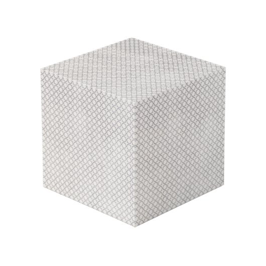 Cube Photo Motif géométrique beige islamique (Angle devant)
