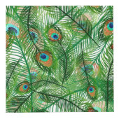 Cube Photo Motif Peacock Vert (Droite)