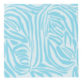 Cube Photo Motif Zèbre Bleu (Devant)