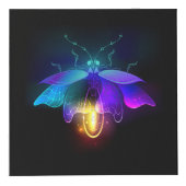 Cube Photo Neon Firefly sur noir (Droite)