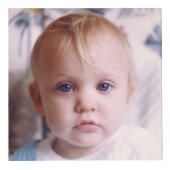 Cube Photo Nom de photo de bébé léopard mignon pour nurserie  (Devant)