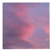 Cube Photo Nuages Rose Bleu (Devant)