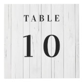 Cube Photo Numéro de table QR code menu bois logo de l'entrep (Devant)