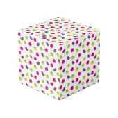 Cube Photo Oiseaux colorés mignons (Angle arrière)
