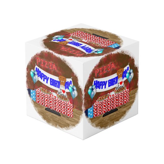 Cube Photo Oliver The Otter est 6 Years Old ! Joyeux annivers (Angle arrière)