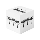 Cube Photo Palmiers tropicaux (Angle arrière)