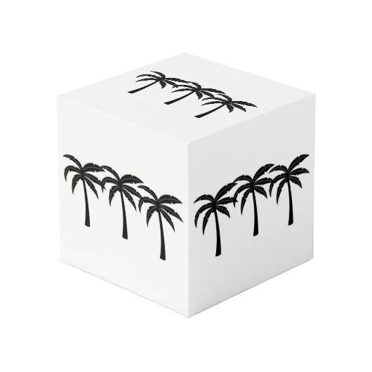 Cube Photo Palmiers tropicaux (Angle devant)