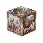 Cube Photo Papillon de famille (Angle arrière)