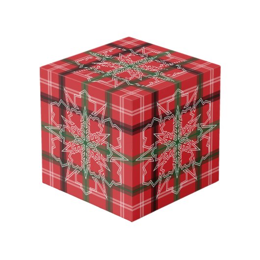 Cube Photo Paquet de Noël (Angle devant)