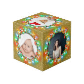 Cube Photo Parties scintillant d'or Cinq photos Photos de Noë (Angle arrière)