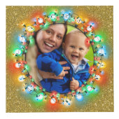 Cube Photo Parties scintillant d'or Cinq photos Photos de Noë (Devant)