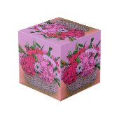 Cube Photo Peinture de panier à fleurs (Angle arrière)