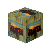 Cube Photo Peinture d'épluchage (Angle arrière)