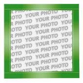 Cube Photo Pentes STRIPES - vert + vos idées (Droite)