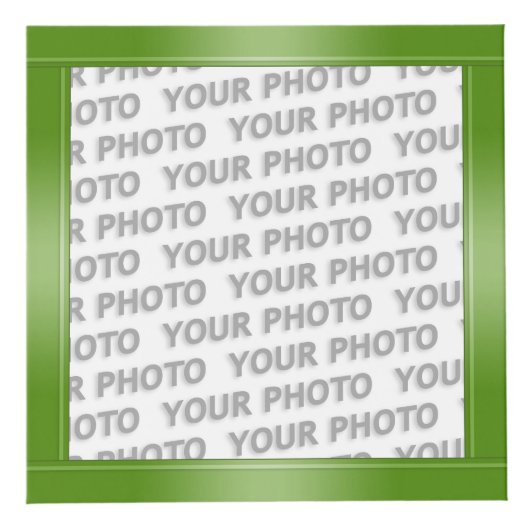 Cube Photo Pentes STRIPES - vert + vos idées (Devant)