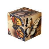 Cube photo personnalisé 4" (Angle arrière)