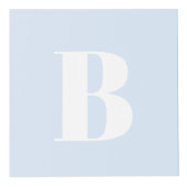 Cube Photo Personnaliser initiales monogramme photos bébé (Devant)