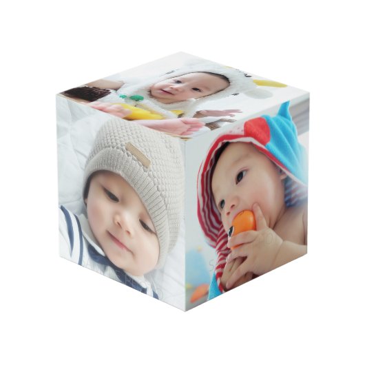 Cube Photo Photo personnalisée (Angle devant)