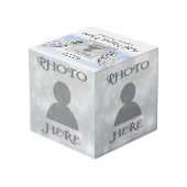 Cube Photo Photo personnalisée (Angle arrière)