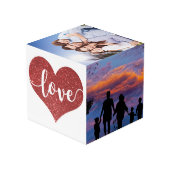 Cube Photo Photo personnalisée - Ensemble nous faisons une fa (Angle arrière)