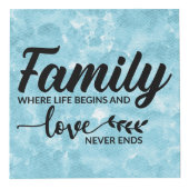 Cube Photo Photo personnalisée - Ensemble nous faisons une fa (Devant)