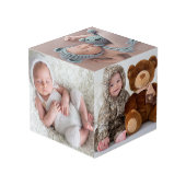 Cube Photo Photo personnalisée pour nouveau-né (Angle arrière)