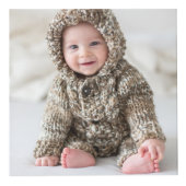 Cube Photo Photo personnalisée pour nouveau-né (Devant)