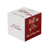 Cube Photo Photo rouge gris 40 ans de Ruby (Angle arrière)