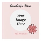 Cube Photo Pink Clover Ribbon (Droite)