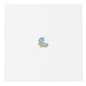 Cube Photo Point, Sherpa Blue, Design de sable doré (Droite)