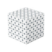Cube Photo Points gris, motif à pois, points, pois (Angle arrière)