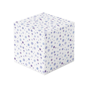 Cube Photo pois peint à la main