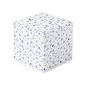 Cube Photo pois peints à la main (Angle arrière)