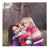 Cube Photo Pourpre et confettis d'or de Faux - photos de (Devant)