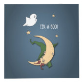 Cube Photo Première Halloween Baby Peek A Boo Witch with Ghos (Droite)