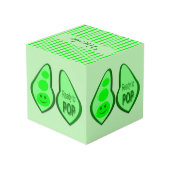 Cube Photo Prêt à couper des pois verts enceintes Télécharger (Angle arrière)
