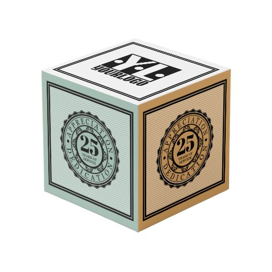 Cube Photo Prix annuel universel pour l'anniversaire de l'emp (Angle devant)