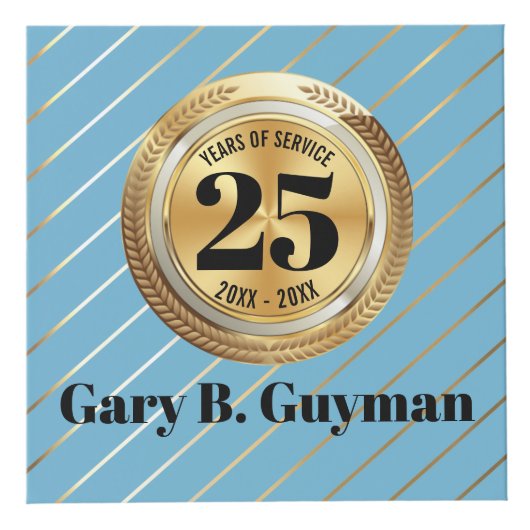 Cube Photo Prix universel d'anniversaire de l'employé (Devant)