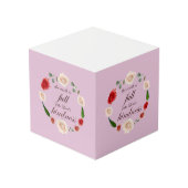 Cube Photo psaume 33 bonté (Angle arrière)